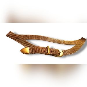 Vintage Gold Metal Belt